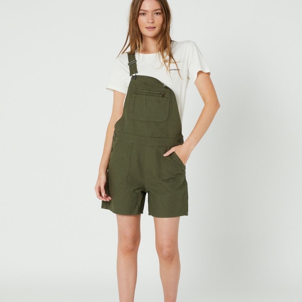 Patagonia Stand Up Overall Shorts in Basin Green
